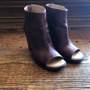 BED|STU brick leather block heels